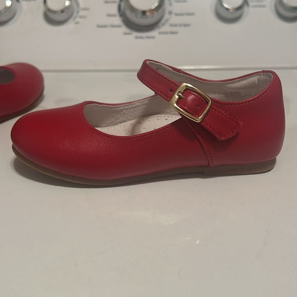 L’Amour Red Flats sz 12 worn once - Picture 8 of 10